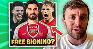 Arsenal’s FREE TRANSFER For Ilkay Gundogan? | Declan Rice OFFER Update From Fabrizio Romano!