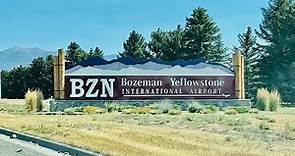 Bozeman Yellowstone Montana Airport Tour (4K) KBZN 🇺🇸