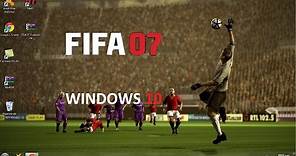Fifa 07 on windows 10 gameplay