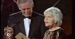 Patricia Hayes at the 1990 Bafta Craft Awards