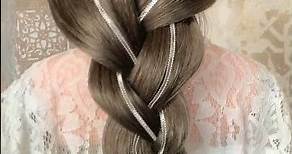 【一分鐘內】編髮教學 #119 | DIY 絲帶 簡單鬢辮馬尾 派對造型 | 1 Minute Hair Tutorials | Easy Ribbon Party Hair