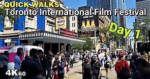 Toronto International Film Festival 2019 Walk - TIFF Day 1 [4K60]