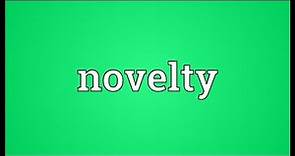 Novelty Meaning