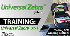 Universal Zebra: Testing ECM Motor Winding Sections