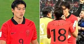 Cho Gue Sung: el ‘9’ de Corea besó a su compañero al celebrar victoria ante Portugal [VIDEO]