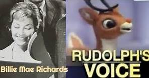 The Voice Of Rudolph the Red-Nosed Reindeer Billie Mae Richards Radio Interview