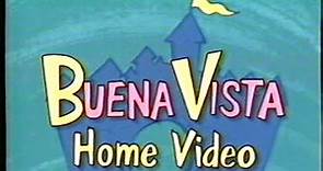 Buena Vista Home Video (1994) Company Logo (VHS Capture)