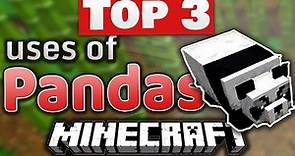 Top 3 uses of Pandas in Minecraft