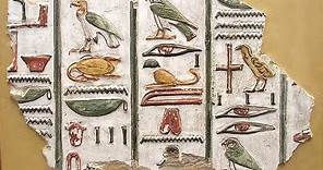 The history of Egypt - Decoding Hieroglyphics l Lessons of Dr. David Neiman