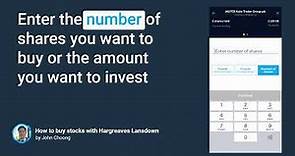 How to Buy Stocks with Hargreaves Lansdown App