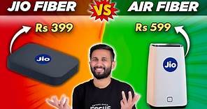 Jio AirFiber vs Jio Fiber: Price, plans, speed and more | Which one to buy? ⚡
