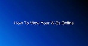 MyCast&Crew: How to View Your W-2s Online
