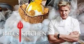 Gordon Ramsay Hell's Kitchen Las Vegas Luxury Lunch! What's on the Menu That's Not Beef Wellington?