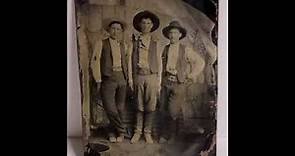 Billy the Kid Photo, Regulators in Sandia Cave, New Mexico April 4th-July 4th Hideout 1878