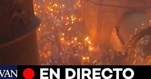 EN DIRECTO | Ceremonia del Fuego Santo en la basílica del Santo Sepulcro en Jerusalén