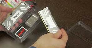 Kingston FURY Renegade DDR5 RGB DDR5-7200 (KF572C38RWAK2-32) Unboxing Install and LED