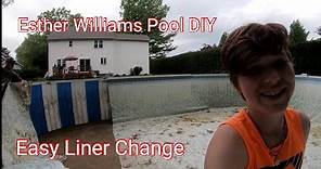 Esther Williams Pool Liner Change