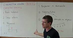 Conceitos iniciais - CINEMÁTICA - Aula 1 - Prof. Marcelo Boaro