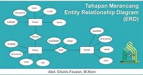 Tahapan Merancang Entity Relationship Diagram (ERD)