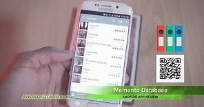Memento Database (Android App Review)