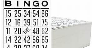 Regal Bingo - Classic Bingo Cards - 200 Count - 6.125” x 4.17” Cardstock - White