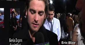 Gossip Girls Kevin Zegers Talks about the anticipation of kissing a Gossip Girl with Eric Blair