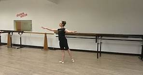 Arabesques: ballet tutorial (beginner level)