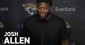 Josh Allen Reacts After Signing Long-Term Deal | Press Conference | Jacksonville Jaguars