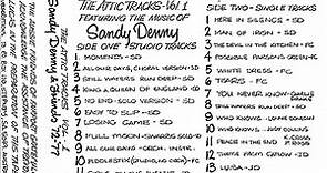 Sandy Denny - The Attic Tracks Vol. 1: Sandy Denny & Friends '72 - '77