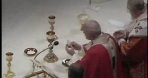 Pope John Paul II chants the Pater Noster - Il Papa Giovanni Paolo II canta il Pater Noster