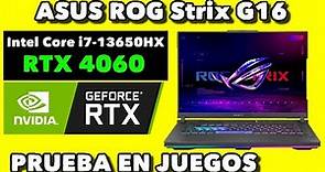 ASUS ROG Strix G16 (2023) Intel Core i7-13650HX RTX 4060 - REVIEW EN ESPAÑOL (PRUEBA EN JUEGOS)