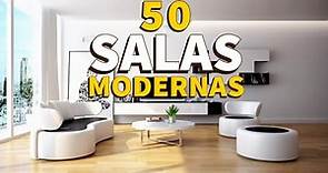 50 IDEAS para DECORAR SALAS MODERNAS en 2022 | TIPS DE DISEÑO DE INTERIORES y DECORACION