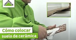 Instalar pavimento cerámico con aspecto de madera | LEROY MERLIN