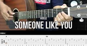 Someone Like You - Adele | EASY Guitar Tutorial with Chords / Lyrics - Guitar Lessons