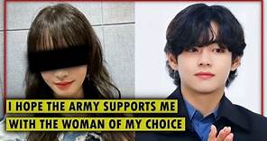 Introducing his girlfriend, V BTS asks ARMY to love her like they love him