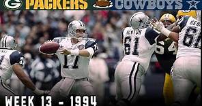 Jason Garrett's Remarkable Thanksgiving Day! (Packers vs. Cowboys, 1994)
