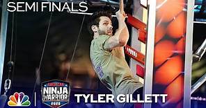 Tyler Gillett's Emotional Run for His Cousin - American Ninja Warrior Semifinals 2020