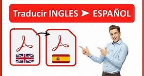🚀 Cómo TRADUCIR un PDF del inglés al español | GRATIS | en 2024 ✅ FUNCIONA