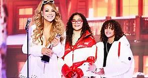 Mariah Carey's Kids Roc & Roe Give Her a Sweet Kiss Presenting Her Billboard Music Award