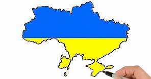 How to Draw Ukraine Map