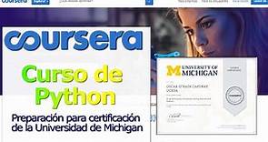 Curso Python - Universidad de Michigan