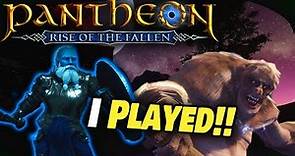 Pantheon: Rise of the Fallen Pre-Alpha Gameplay First Look