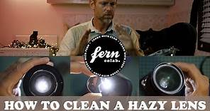 How to Clean a Hazy Lens + De-Clicking Aperture • Learn With Fern