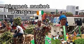 The Biggest Market in Abidjan || Adjame || Ivory Coast Vlog 2022