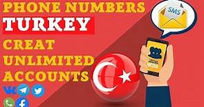 Turkey phone number for online verification