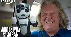 James May's Futuristic Tour Guide Leaves Him in Stitches | James May: Our Man in Japan | Prime Video