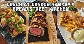 Lunch at Gordon Ramsay's Bread Street Kitchen | Living in Singapore | Vlog