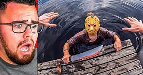 Reacting to JASON VOORHEES PARKOUR (Friday The 13TH Movie)