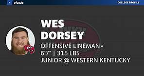 Wes Dorsey JUNIOR Offensive Lineman Western Kentucky