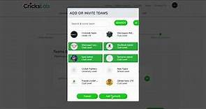 How to manage and run your cricket tournament on crickslab with really simple way.